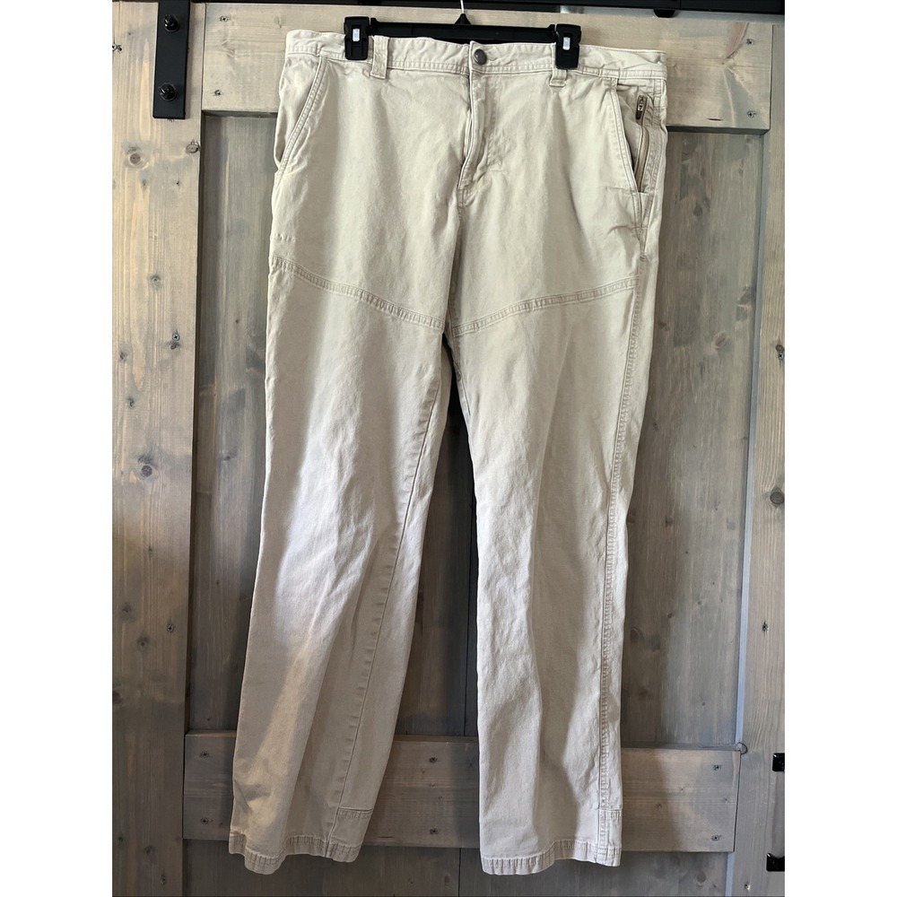 Ascend Men's Pants 39x32 Khaki Stretch Gorpcore Hiking Outdoor Comfort